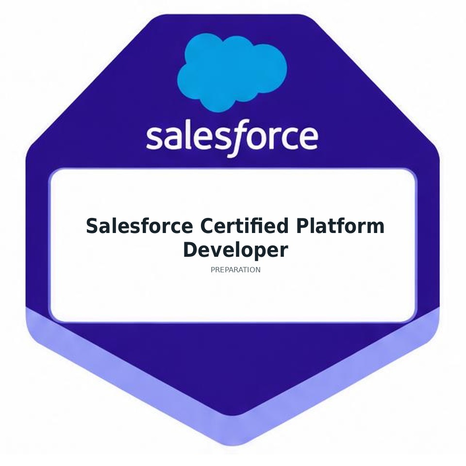 Salesforce Certified Platform Developer preparation badge