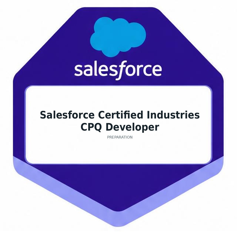 Salesforce Certified Industries CPQ Developer preparation badge
