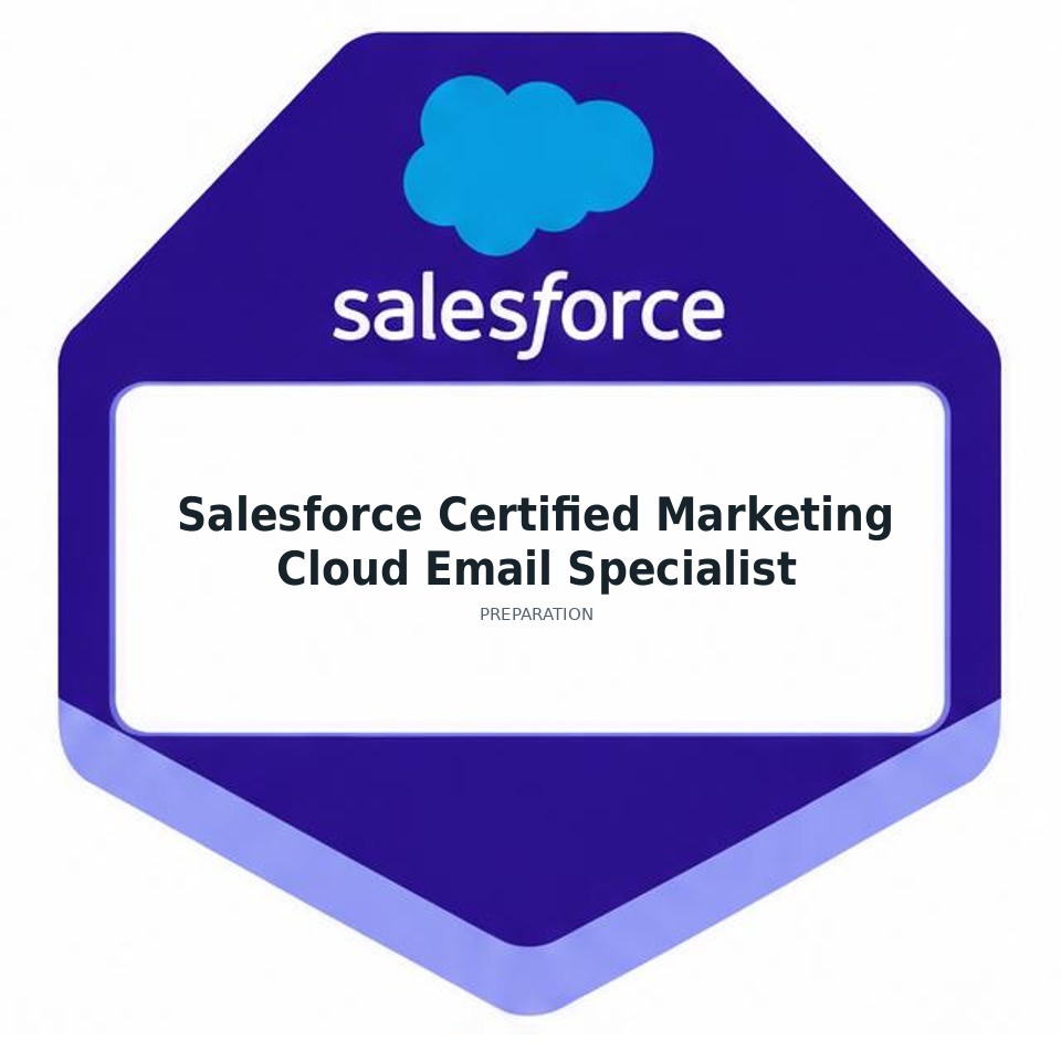 Salesforce Certified Marketing Cloud Email Specialist preparation badge