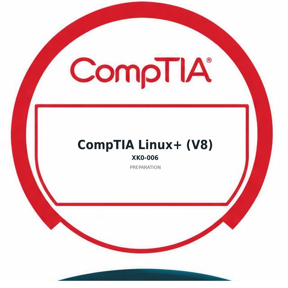 CompTIA Linux+ (V8) (XK0-006) preparation badge