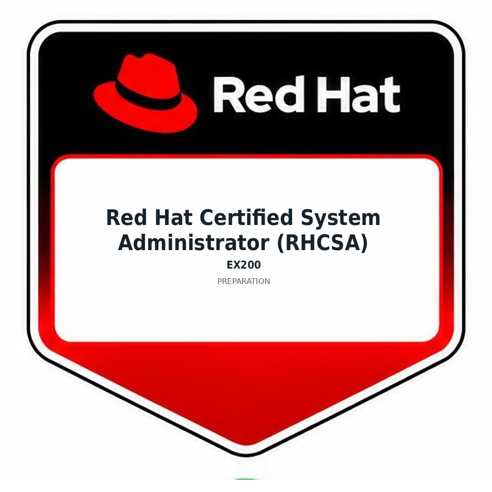 Red Hat Certified System Administrator (RHCSA) (EX200) preparation badge
