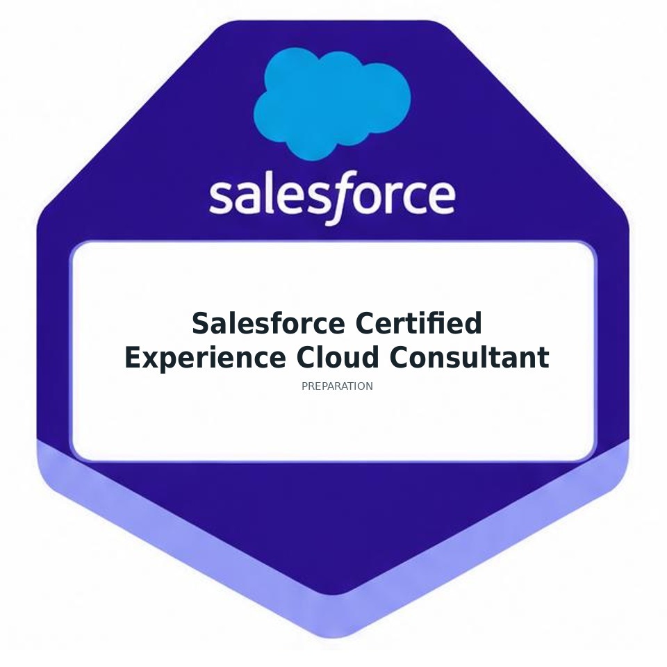 Salesforce Certified Experience Cloud Consultant preparation badge