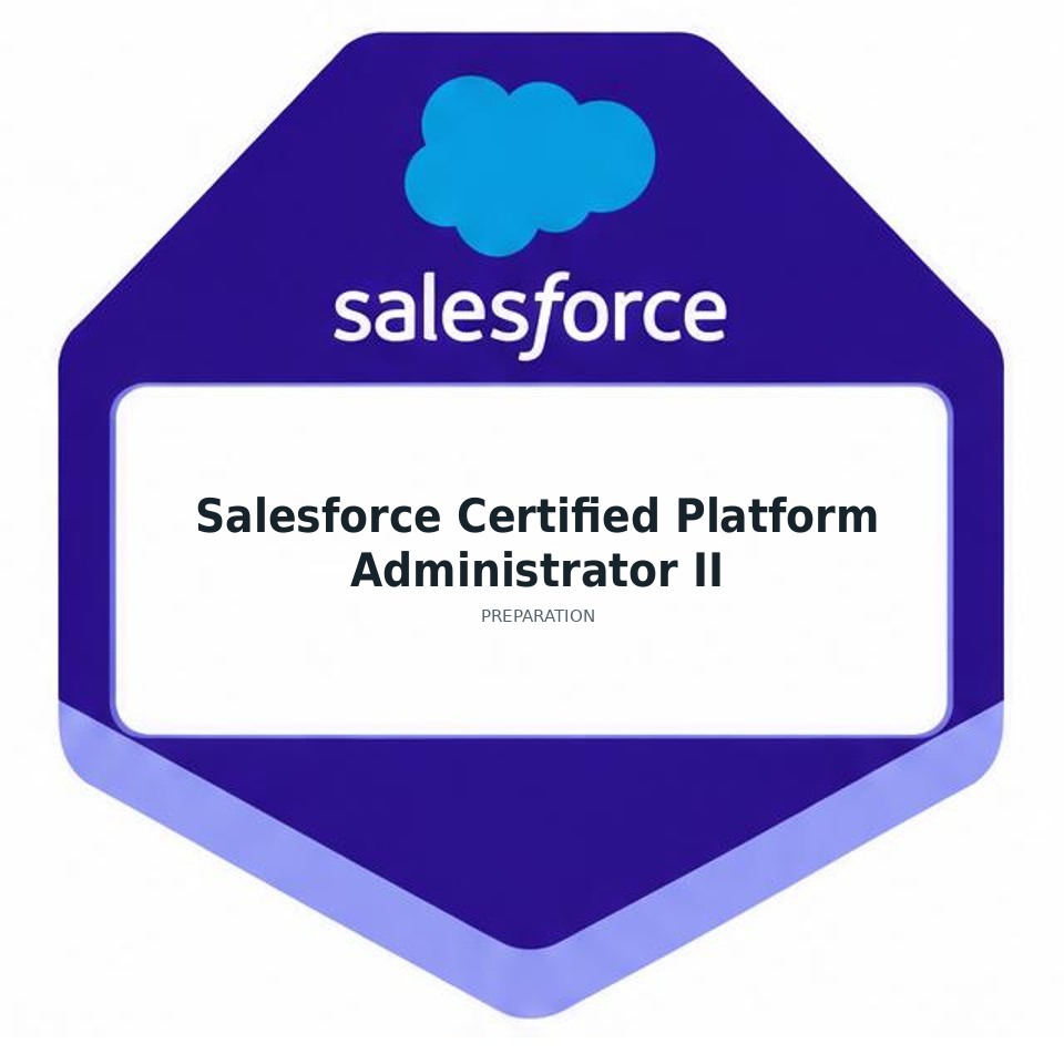 Salesforce Certified Platform Administrator II preparation badge