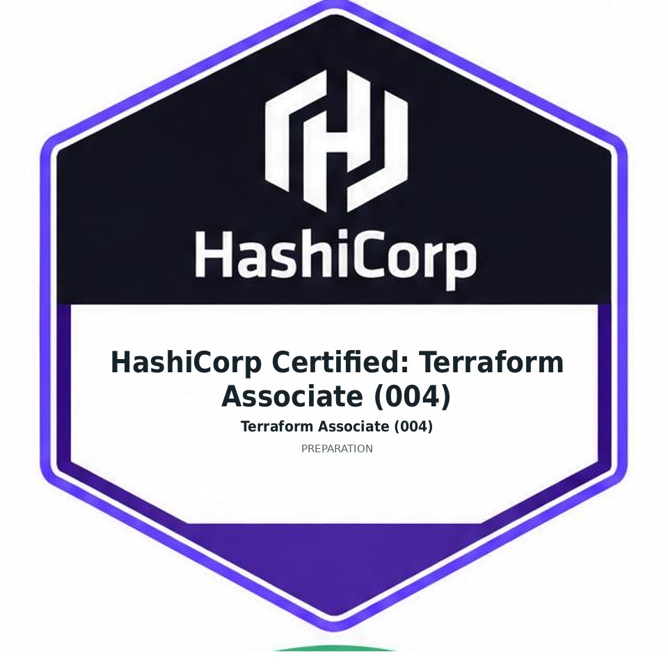 HashiCorp Certified: Terraform Associate (004) (Terraform Associate (004)) preparation badge