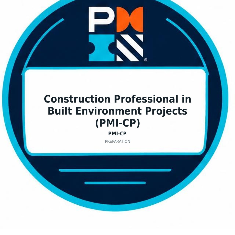 Construction Professional in Built Environment Projects (PMI-CP) (PMI-CP) preparation badge