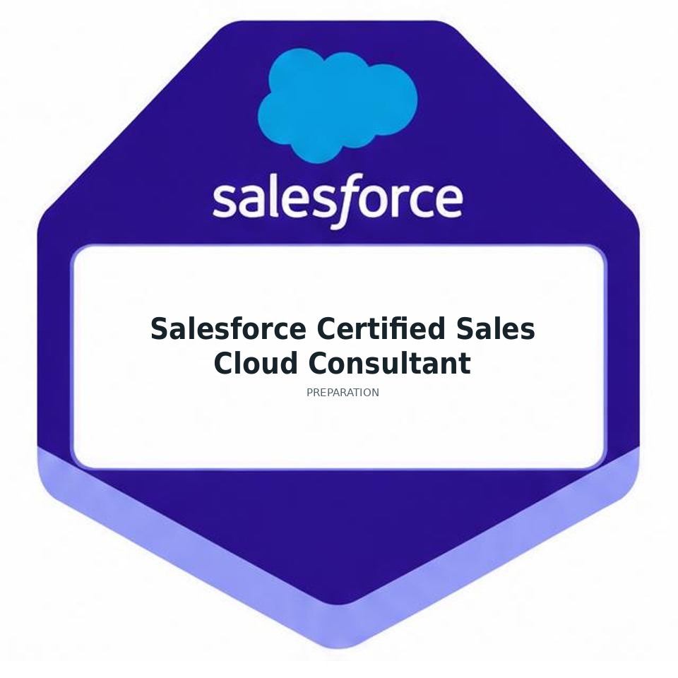 Salesforce Certified Sales Cloud Consultant preparation badge