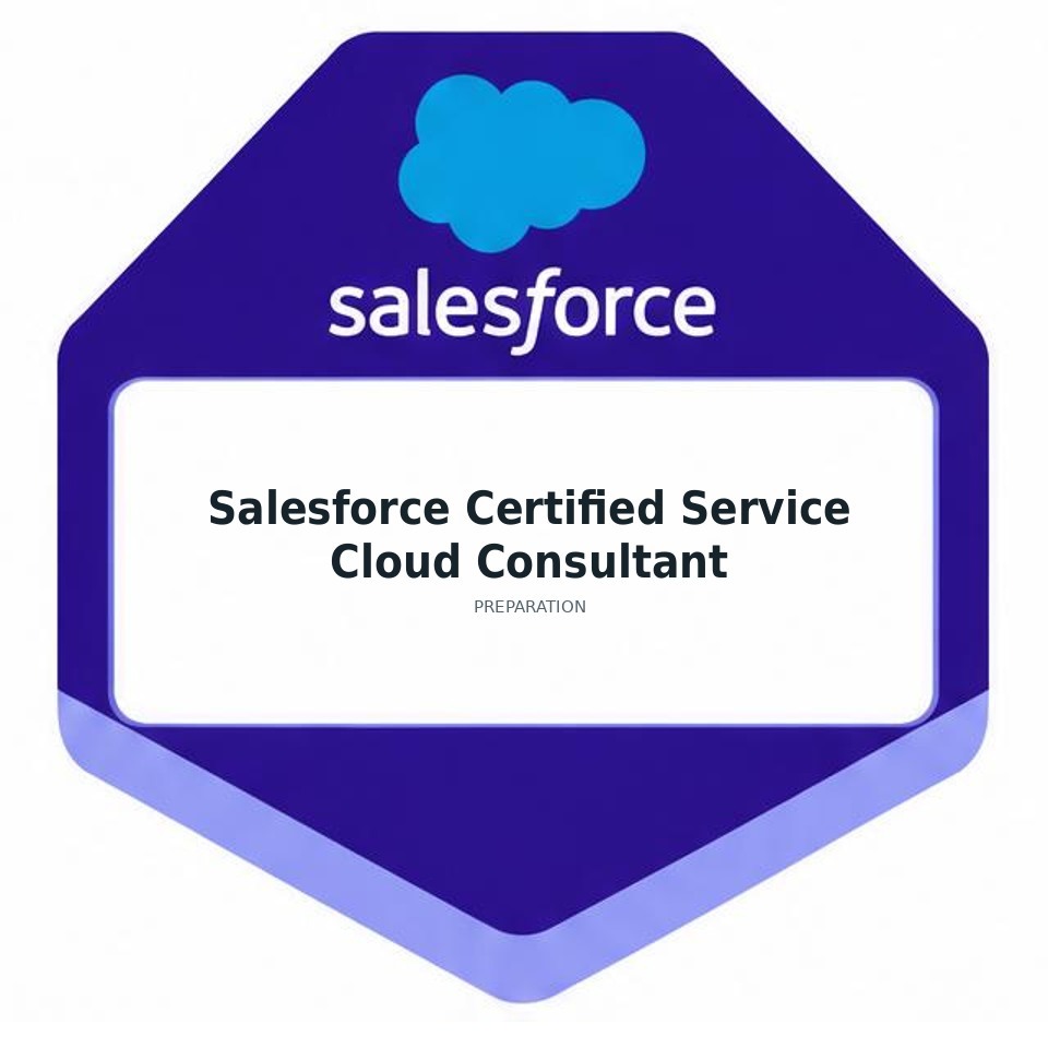 Salesforce Certified Service Cloud Consultant preparation badge