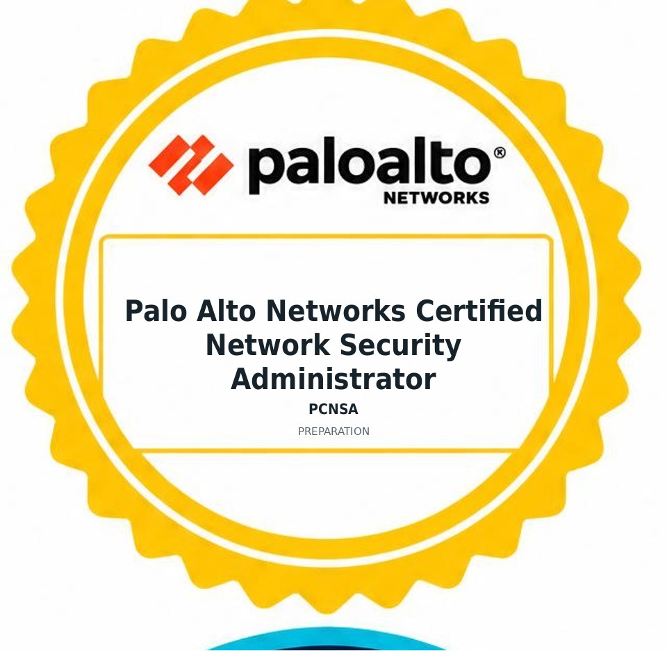 Palo Alto Networks Certified Network Security Administrator (PCNSA) preparation badge