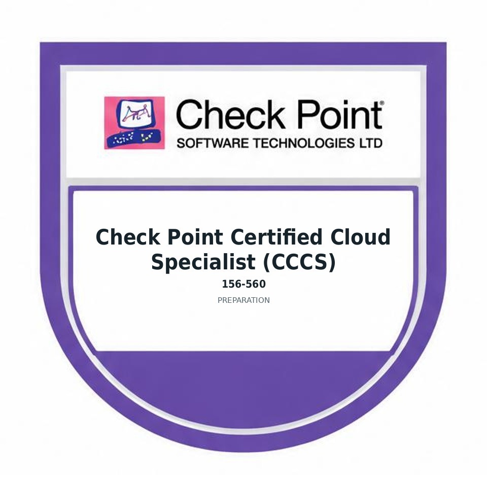 Check Point Certified Cloud Specialist (CCCS) (156-560) preparation badge