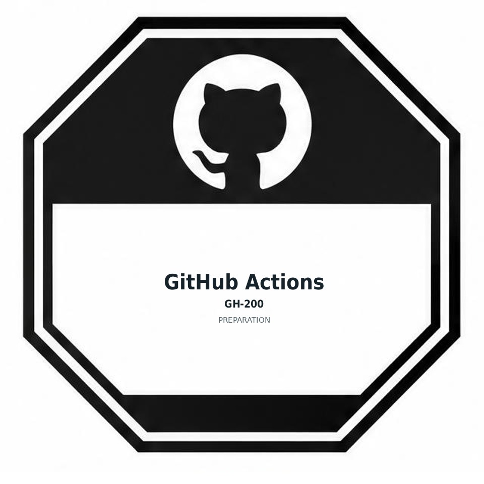 GitHub Actions (GH-200) preparation badge