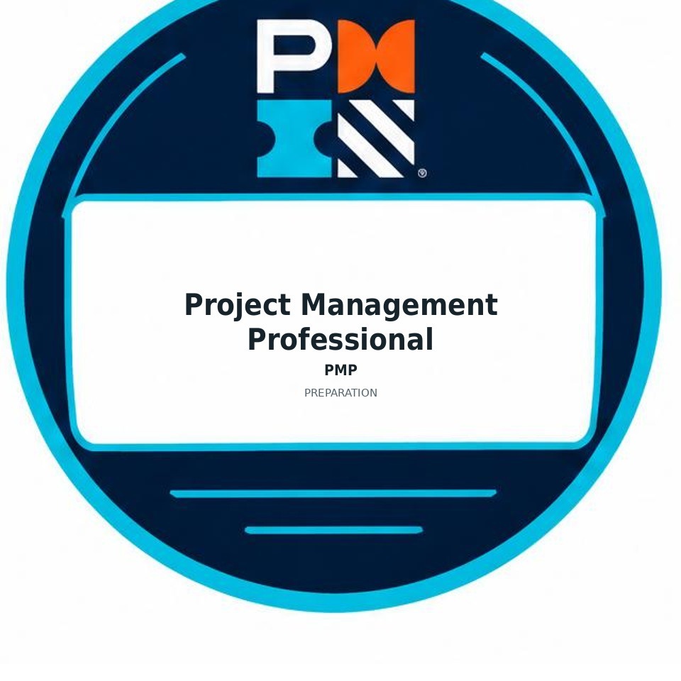 Project Management Professional (PMP) preparation badge