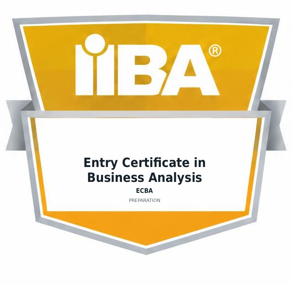 Entry Certificate in Business Analysis (ECBA) preparation badge
