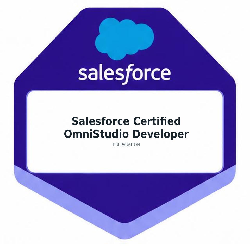 Salesforce Certified OmniStudio Developer preparation badge