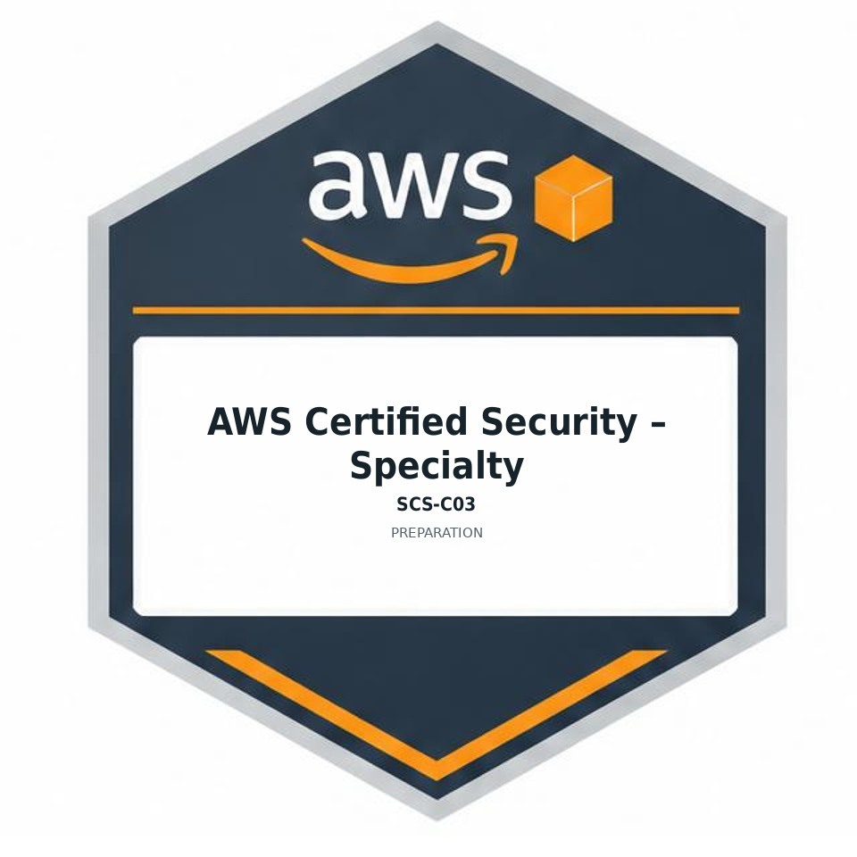 AWS Certified Security – Specialty (SCS-C03) preparation badge