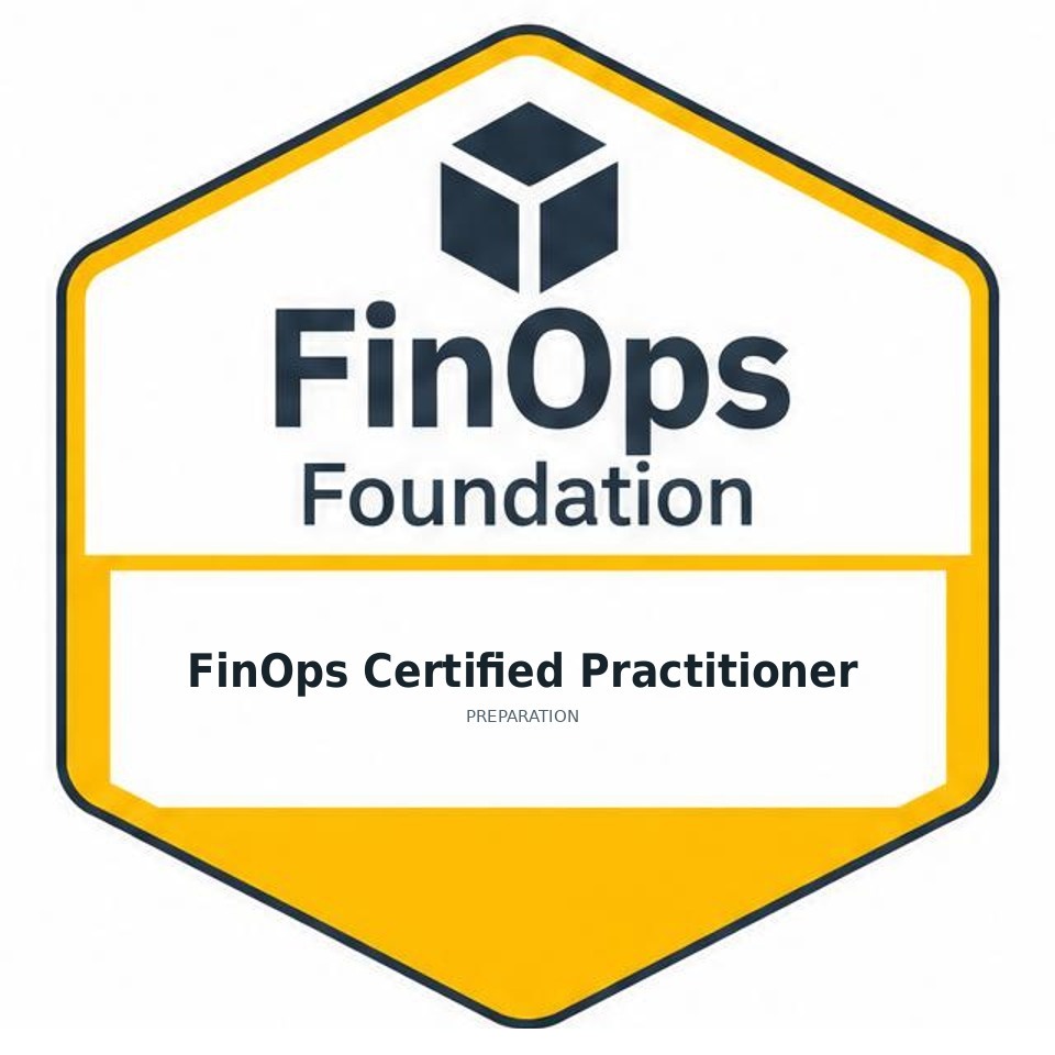 FinOps Certified Practitioner preparation badge